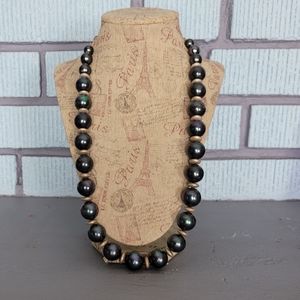 Karrington Iridescent Swarovski Faux Pearl Necklace